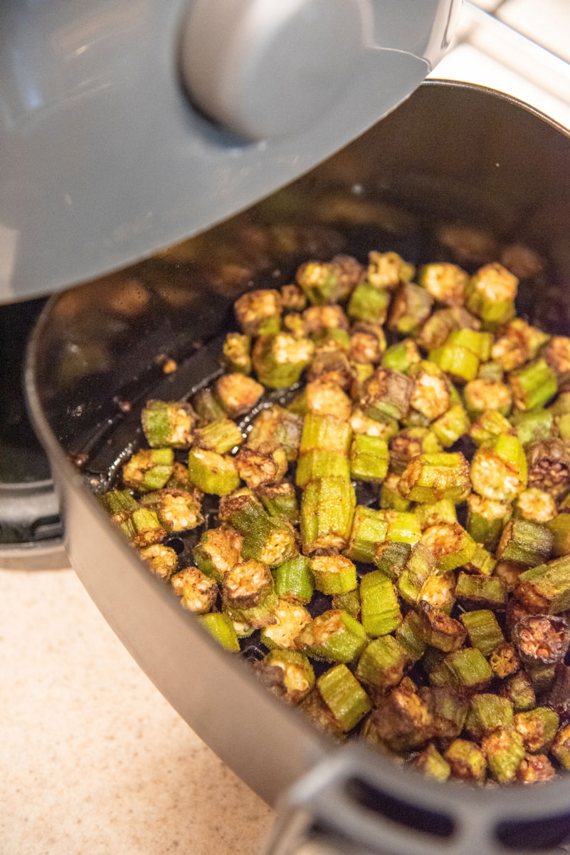 Mommy & Me: Air Fryer Okra