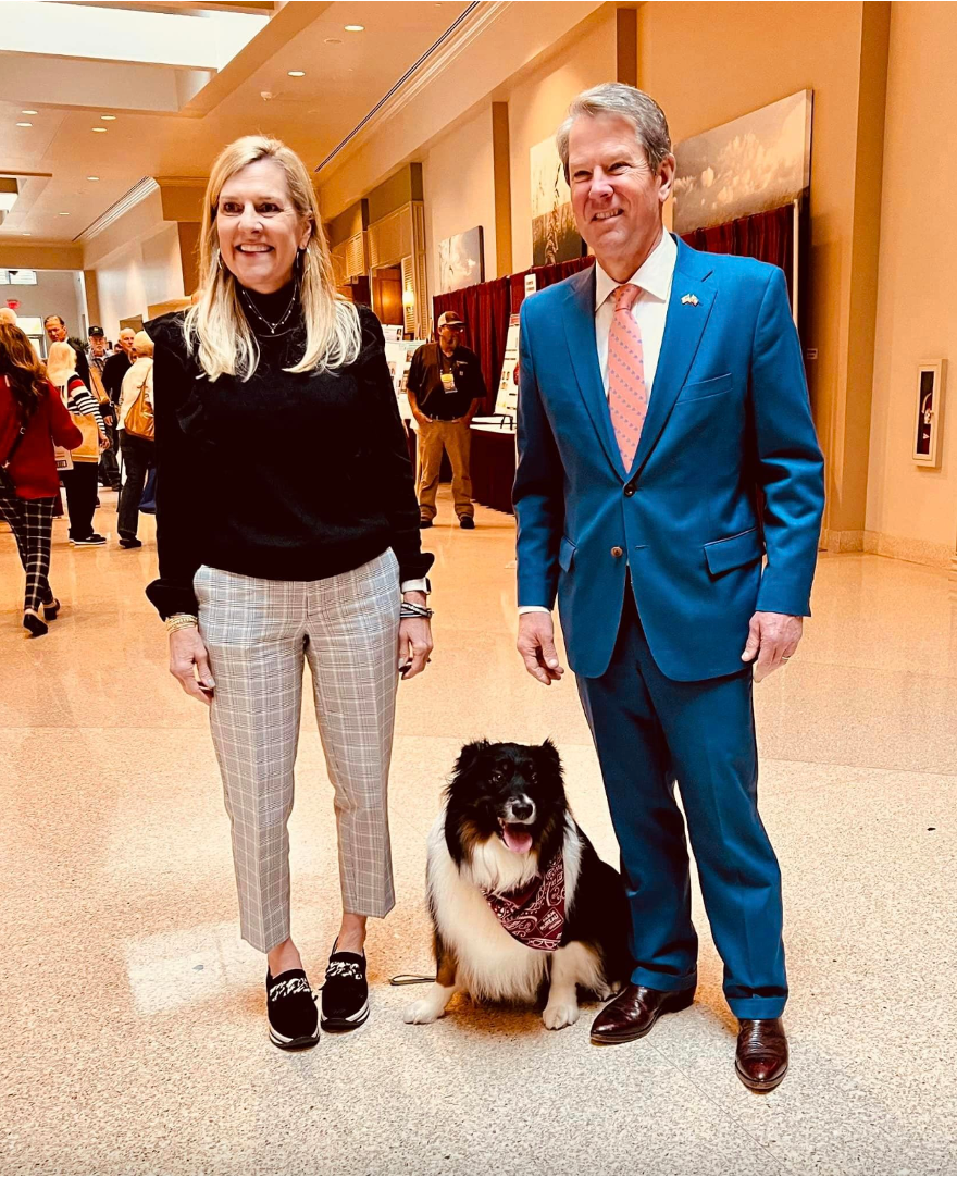 Lucky and Governor Kemp