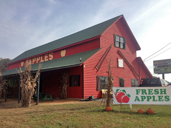 Penland Apple House - HIghway 515 Location