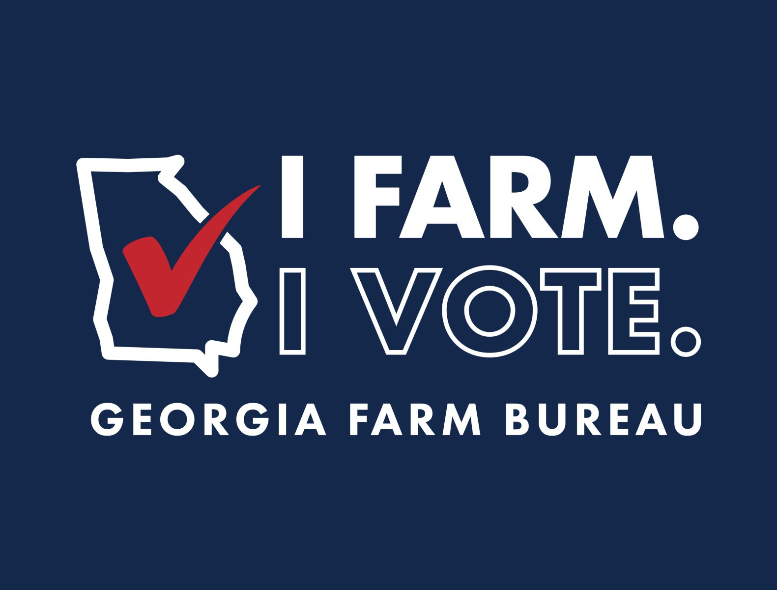 I Farm I Vote Sign