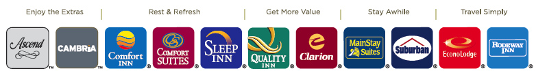 Choice Hotels various brands